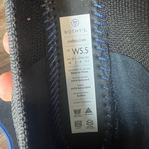 Rothy's The Flat Round Toe Shoe in Black - Picture 5 of 10